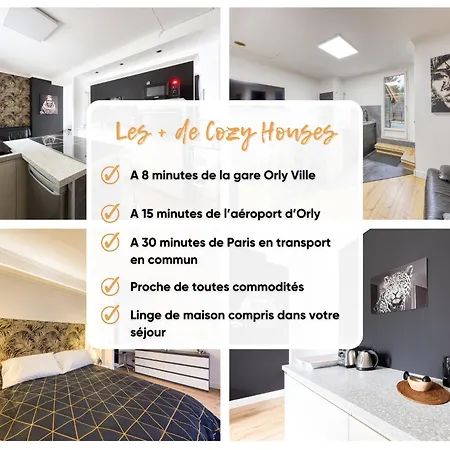 L'evasion Design - Rooftop - 8 Min Gare Apartament Orly